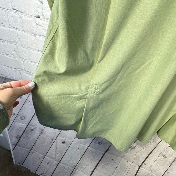 Orvis Buzz Off Insect Shield Safari Shirt Mens L Green Military Cargo Bug Repel - Picture 4 of 8